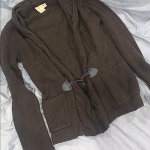 🎉EUC brown michael kors cardigan🎉